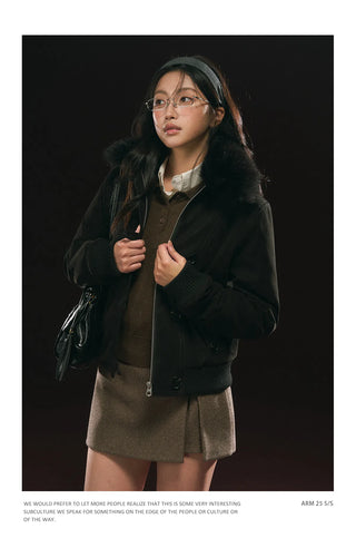 quilted leather coat