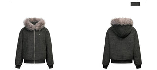 fur collar coat