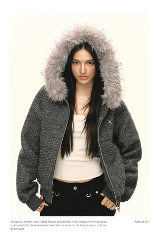 fur collar coat