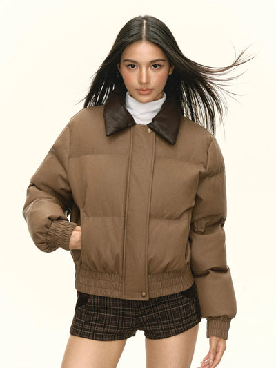 pu leather jacket