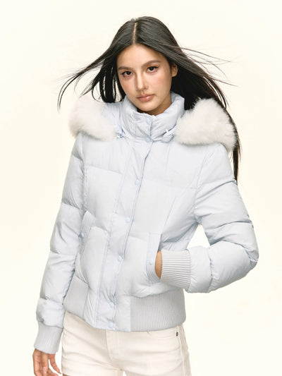 fur down coat