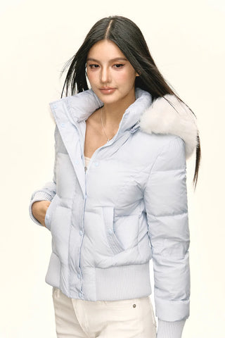 fur down coat