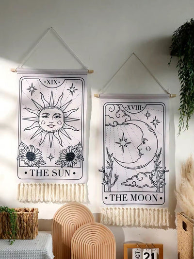 Sun and Moon Tarot Tapestry