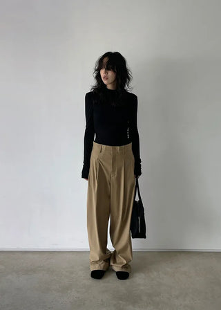 [unisex] aura wide trouser pants (3c)