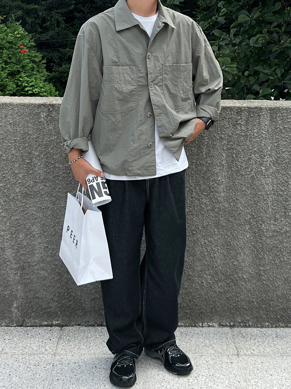 Kant String Shirt Jacket