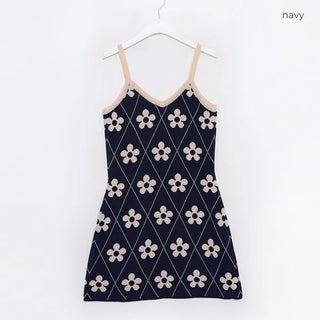 Flower mini dress