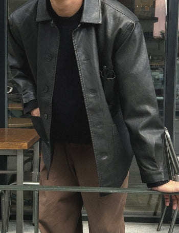Play Leather Jacket (2 colors)