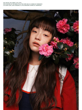 [Moromoro2] Washed Cotton Cropped Jacket