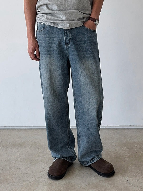 Pita All-Day Washed Wide Denim Pants