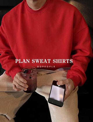 Basic Double-Layered Brushed Sweatshirt (8 colors)