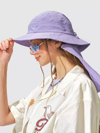 [Monterest] Outdoor Sun Hat with Detachable Neck Flap