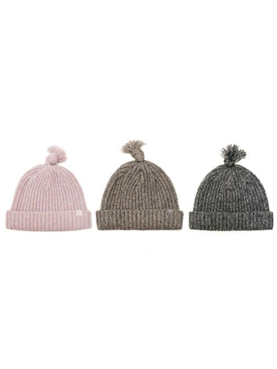 [Moromoro2] Wool Blend Tassel Knot Beanie