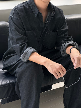 Thomas Raw Denim Shirt