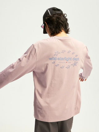 [Monterest] Quick-Dry Star Print Long Sleeve Tee