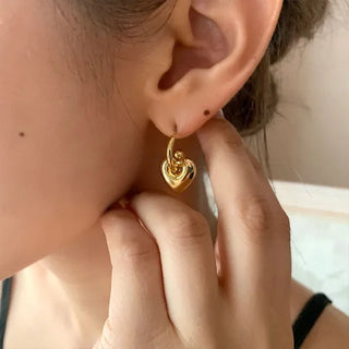 Heart Ring Earrings