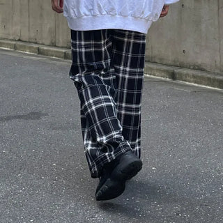 Color Check Easy Pants
