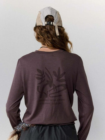 [Monterest] Merino Wool Blend Relaxed Long Sleeve Tee