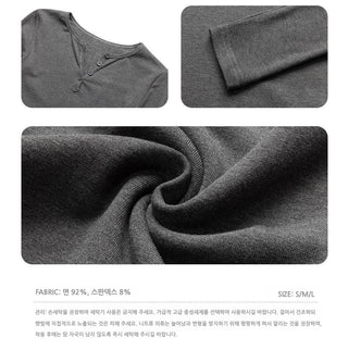 [NECY] Solid Basic Henley
