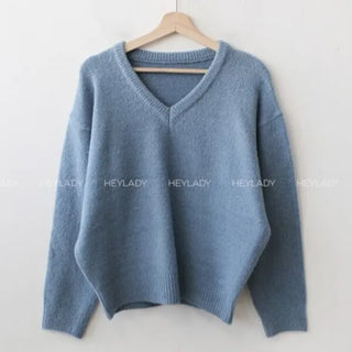 (5 colors) Wool V-knit