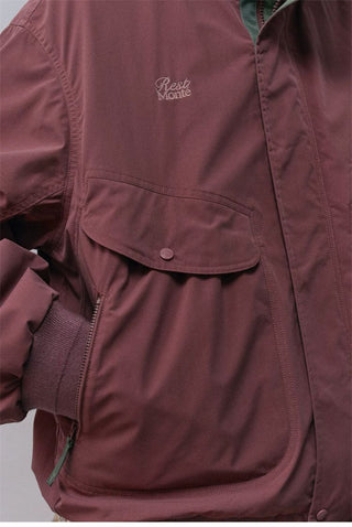 [Monterest] Water-Resistant Stand Collar Work Jacket