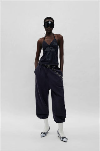 [MASONPRINCE] Halter Top with Built-in Bra