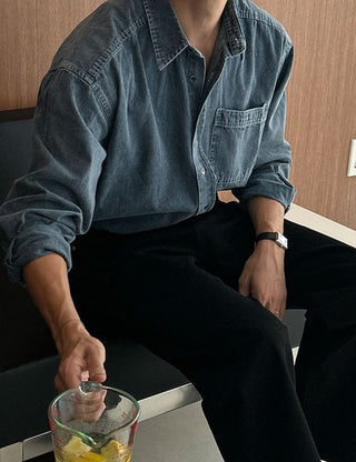 Sunday Stone Denim Shirt (2 colors)
