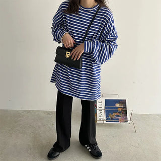 Oversized striped T-shirt