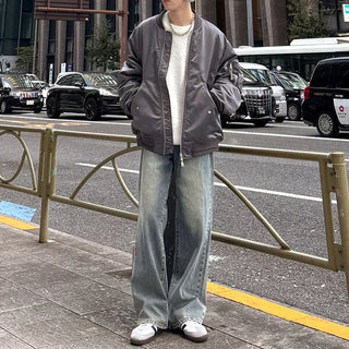 Tinted Washed Denim Pants