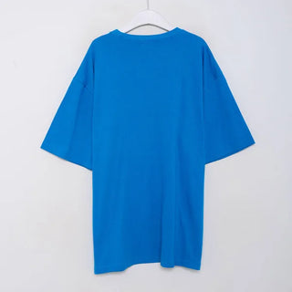 Star spray print short-sleeved T-shirt