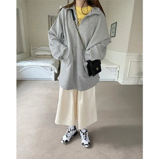 Long Anorak Sweatshirt