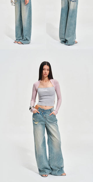 [NOTAWEAR] Wool Blend Layered Knit Top