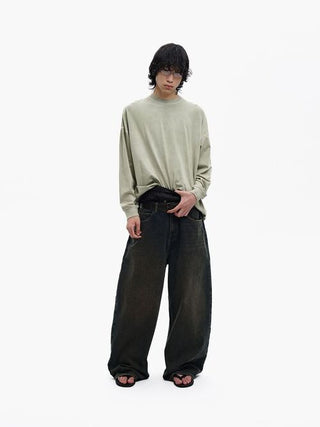 [MASONPRINCE] Overdyed Loose Denim Pants