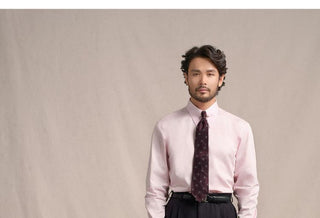 [CULTUM] 1930s Long Point Collar Cotton Shirt