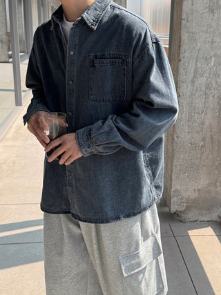 Miller Washed Denim Shirt Jacket
