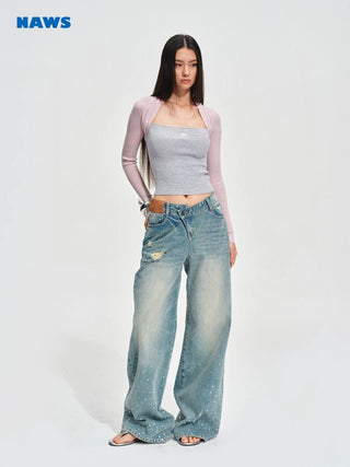 [NOTAWEAR] Wool Blend Layered Knit Top