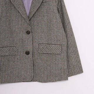 Basic check jacket
