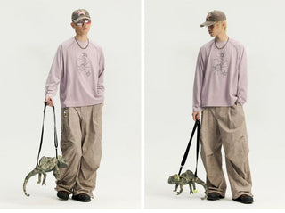 [Monterest] Waffle Knit Quick-Dry Long Sleeve Tee