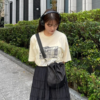 Drawstring Mini Crossbody Bag