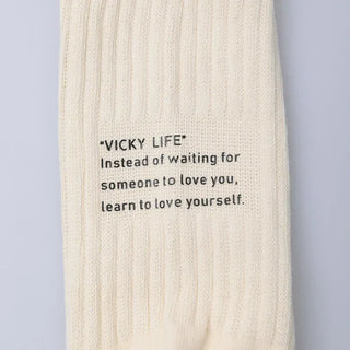 Bag lettering socks