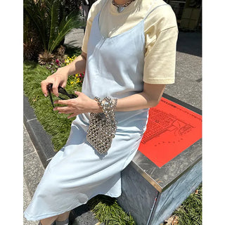 Back-cross camisole dress