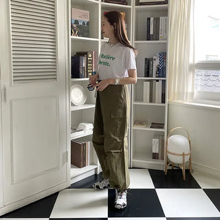 Pocket Cargo String Pants