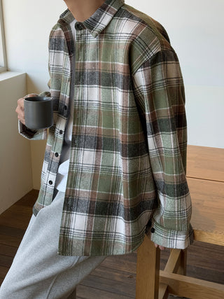 Encore Wool Tartan Check Shirt