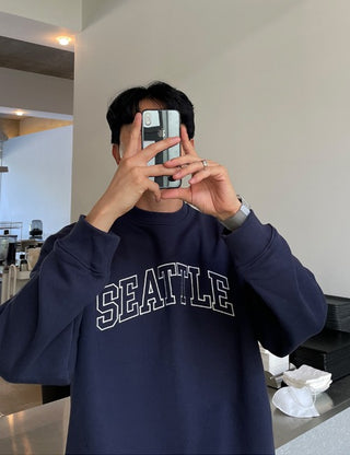 Seattle Embroidered Sweatshirt (2 colors)