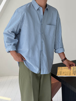 Cohen Seersucker Stripe Shirt