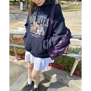 Cat Oversized Hoodie
