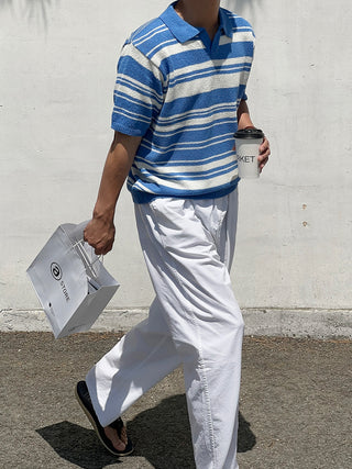 Libero Pigment Linen Long Wide Pants