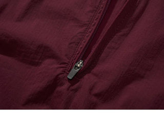 [Monterest] Packable Hooded Half-Zip Anorak