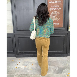 Mixed cardigan