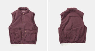 [Monterest] Washed Cotton Padded Work Vest
