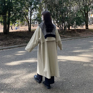 2-way hooded trench coat